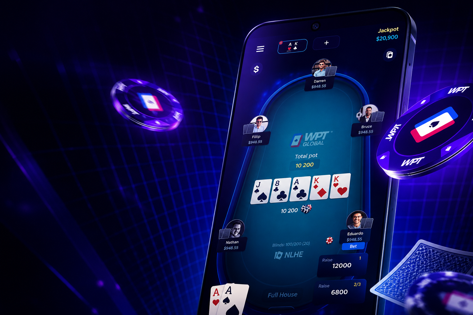 WPT Global电脑客户端更新场景预览